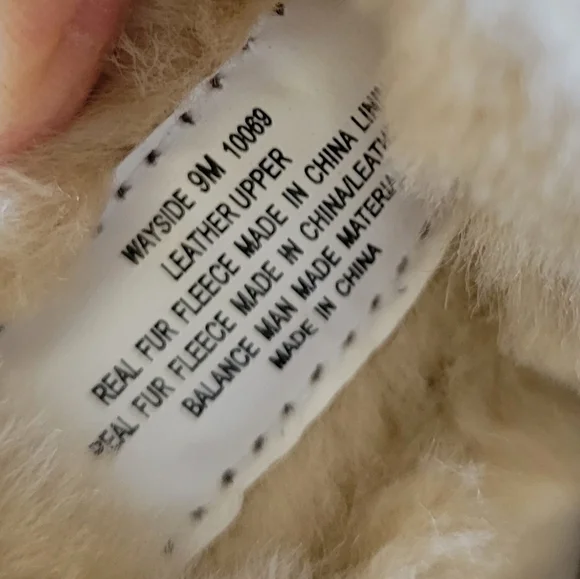 otbt fleece lined mules - Picture 5 of 6